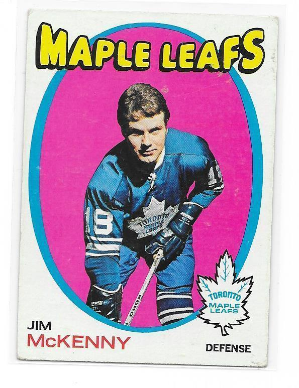 1971-72 Topps #43 Jim McKenny Toronto Maple Leafs