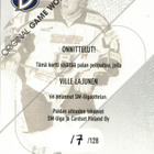 2011-12 Cardset VILLE LAJUNEN Espoo Blues Jersey - pikkukuva 2