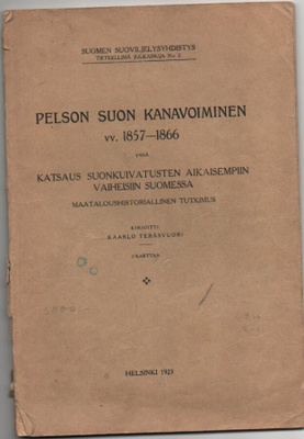 Pelson suon kanavoiminen  vv.1857 - 1866