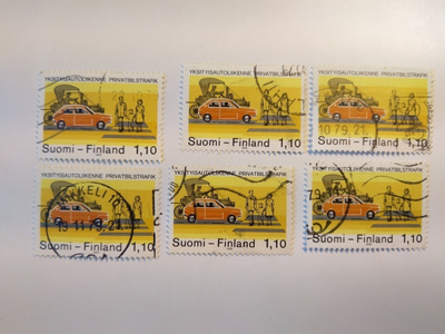 Postimerkki yksityisautoliikenne