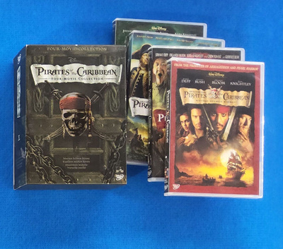 Pirates of the Caribbean (elokuvasarja) BOX 4 leffaa