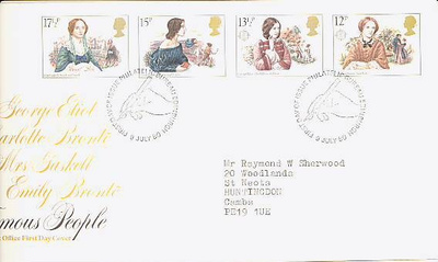 Englanti Mi 841-4 FDC