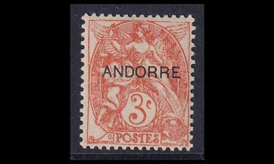 Andorra Fr 4 ** Käyttösarja 3 C (1931)