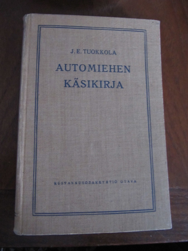 Automiehen käsikirja 1928 / 1.p