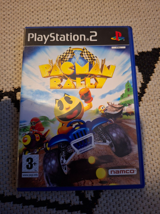 PS2 Pac-Man Rally + kotelo ja ohjeet