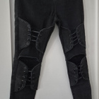 Mustat Missguided Rock Rebel Farkut - koko 42 / L - pikkukuva 1