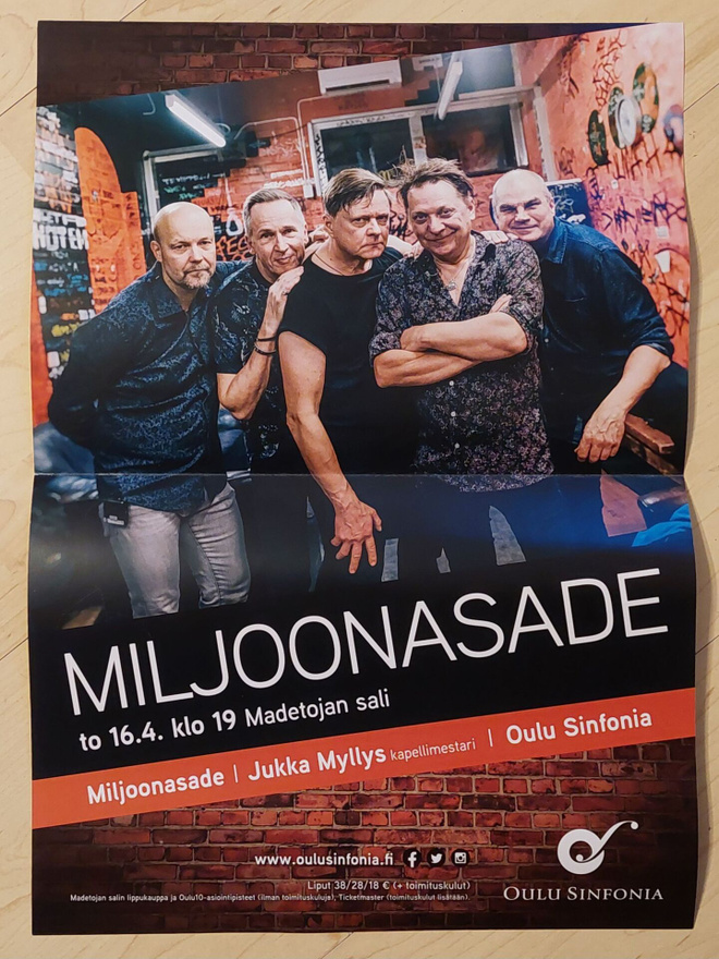 Miljoonasade : Juliste - Oulu