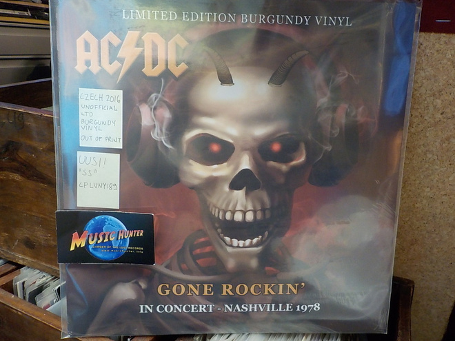 AC/DC - GONE ROCKIN - BURGUNDY COLORED VINYL UUSI LP