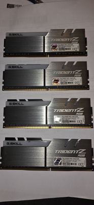 G.Skill 32GB (4 x 8GB) Trident Z RGB DDR4 3200MHz,CL16 1.35V