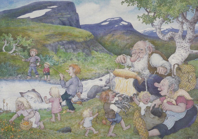 Rolf Lidberg: Lohestamista ja kalanpaistoa