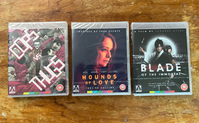 3 kpl uusia Arrow Filmsin elokuvia (Blu-ray)