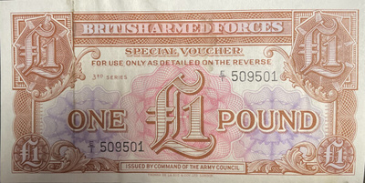British Armed Forces 1£ PM36 3rd series #80