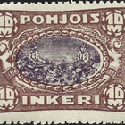 1920 Pohjois-Inkeri 10 mk ** LaPe P-I 14 postituore - pikkukuva 1