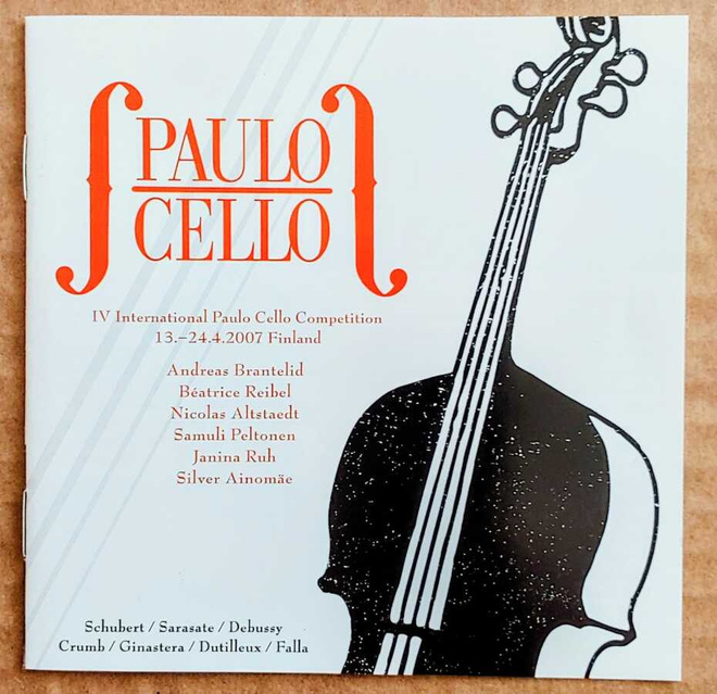 IV Int’l Paulo Cello Competition CD 2007 – Crumb, Dutilleux…