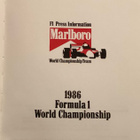 Formula 1 vuosikirja 1986 - pikkukuva 3