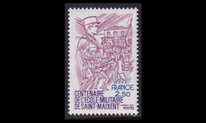 Ranska 2261 ** Saint-Maixent sotilaskoulu (1981)