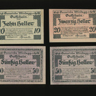 Itävalta 10, 20, 50, 50 Heller, Windegg 1920 - pikkukuva 2