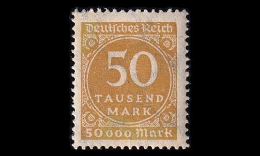 Reich 275 ** Käyttösarja 50 Tsd M (1923)