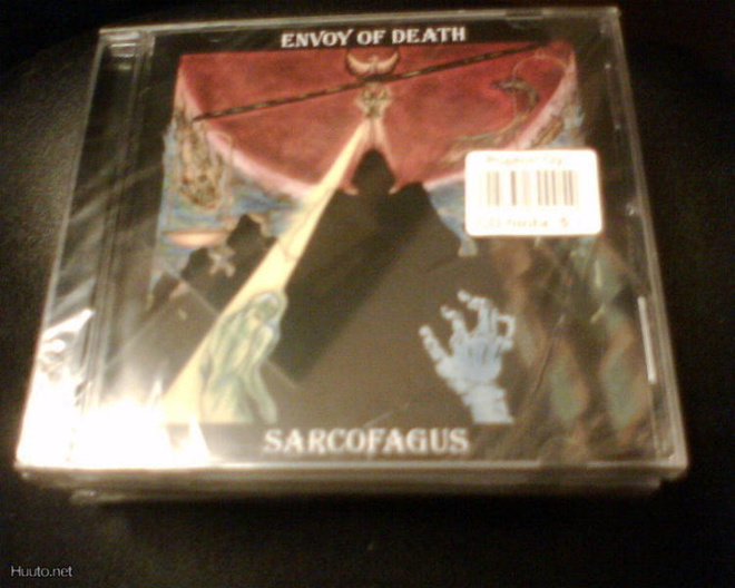 CD SARCOFAGUS Envoy of Death  ( UUSI ! ! ) Sis.pk:t
