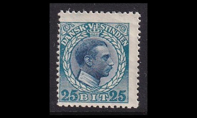 Tanskan Länsi-Intia 53 * Christian X 25 bit (1915)
