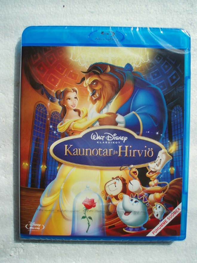 Kaunotar ja Hirviö Disney Disney klassikko Blu-ray
