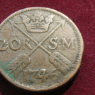 2 öre 1746 SM. Adolf Frederik . Ruotsi-Sweden - pikkukuva 1