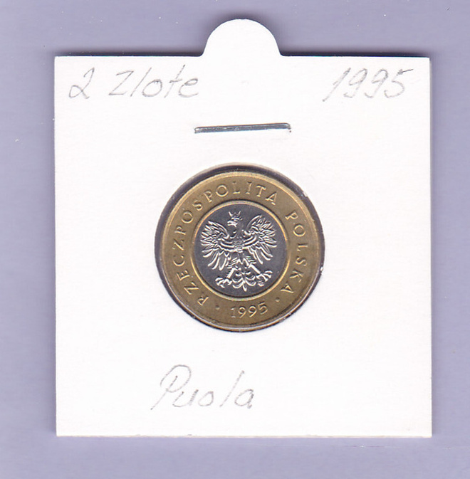 Puola 2 Zlote v.1995 UNC Y#283