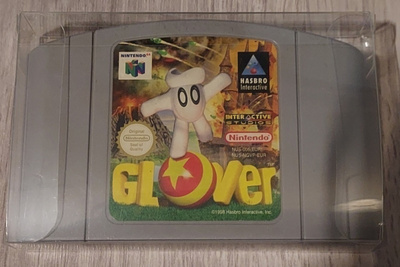 * Glover N64 + Uusi Suojakotelo PAL - EUR Lue Kuvaus