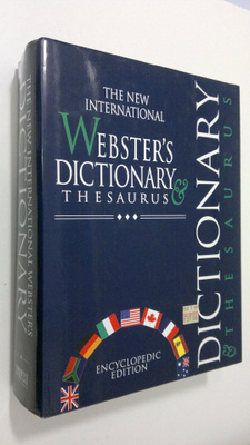 The New International Webster's Dictionary and Thesaurus ...