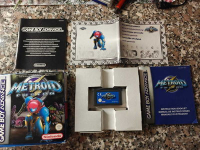 Metroid fusion gameboy advance