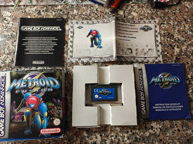 Metroid fusion gameboy advance