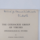 Pirkko Pohjanpelto : The Coxsackie Group of Viruses (sign... - pikkukuva 3