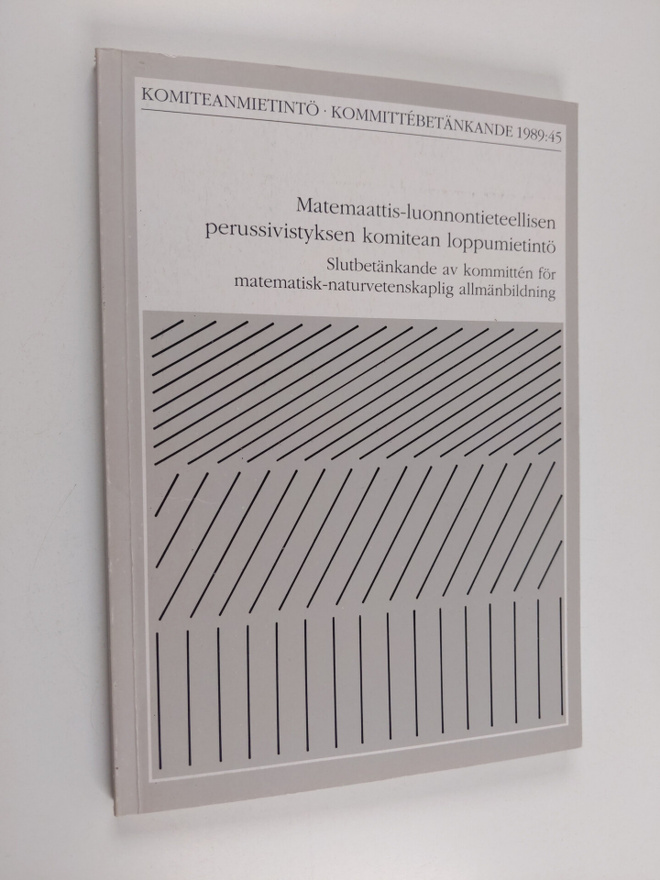 Matemaattis-luonnontieteellisen perussivistyksen komitea ...