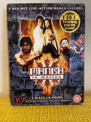 Manga in motion dvd box