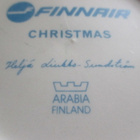 Arabia Heljä Liukko Sundström Christmans  laatta - pikkukuva 2
