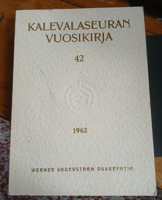 Kalevalaseuran vuosikirja 42 , v. 1962