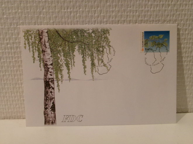 FDC- ensipäiväkuori - Koivu 1.1.2002