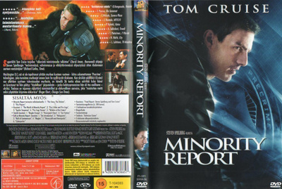 MINORITY REPORT (3 565) -FI- DVD (2) tom cruise 2 dvd