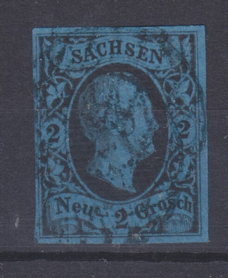 Saksa Reich Saksi1852  Mi 7