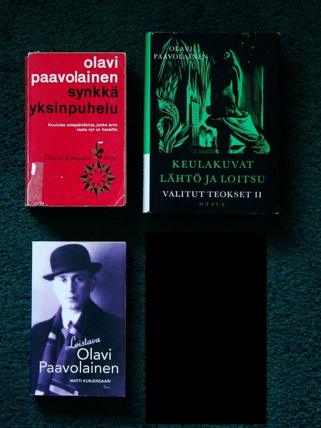 Olavi Paavolainen kirjapaketti 3 kpl kirjoja