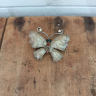 Vintage rintaneula perhonen rintakoru brooch butterfly - pikkukuva 1