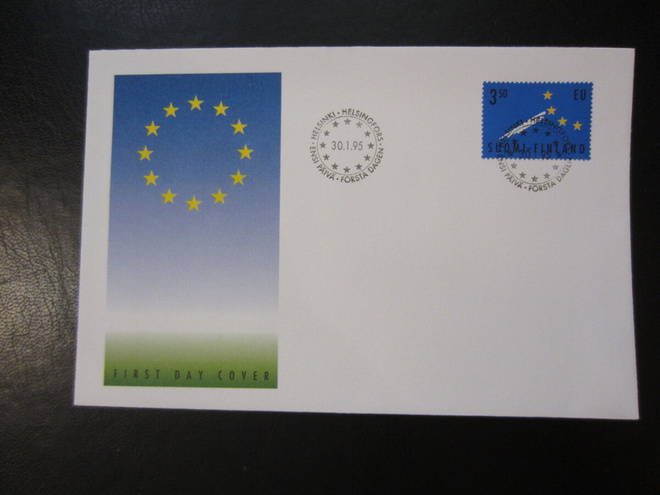 FDC 1995 Suomi Euroopan unioniin