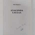 Antti Kanerva : Anaconda laulaa (signeerattu, tekijän omi... - pikkukuva 2