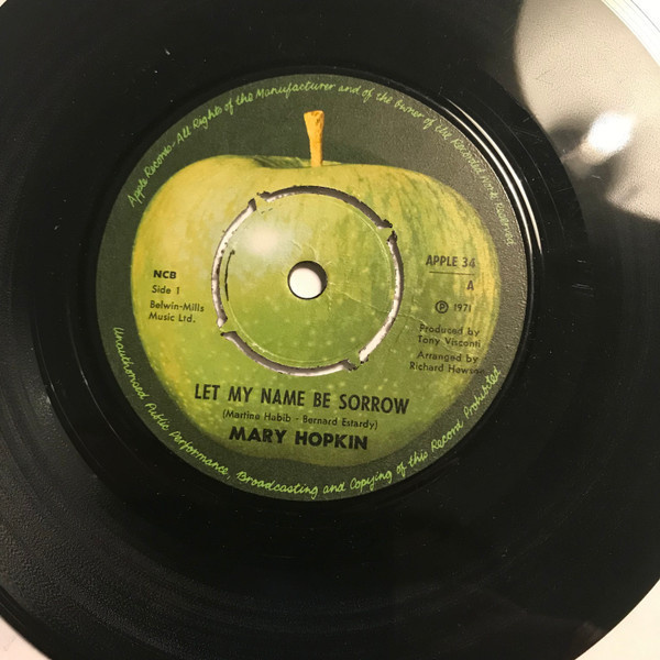 7” SINGLE NORJA - Mary Hopkin - Let My Name Be Sorrow