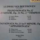 Beethoven : Sonatas for Piano - No. 17 ja No. 23 - CD - pikkukuva 2