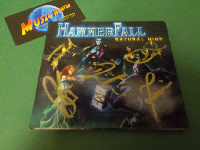 HAMMERFALL - NATURAL HIGH CD KOKO BÄNDIN NIMMAREILLA