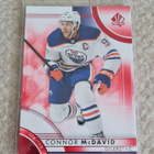 2023-24 SP Authentic Limited Red #1 Connor McDavid - pikkukuva 1