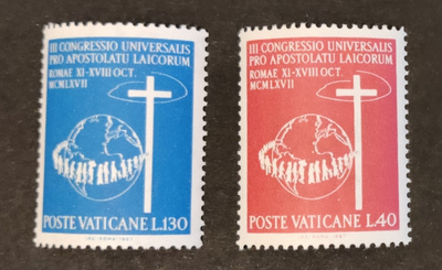 1967 Vatikaanivaltio The 3rd Apostol World Congress **