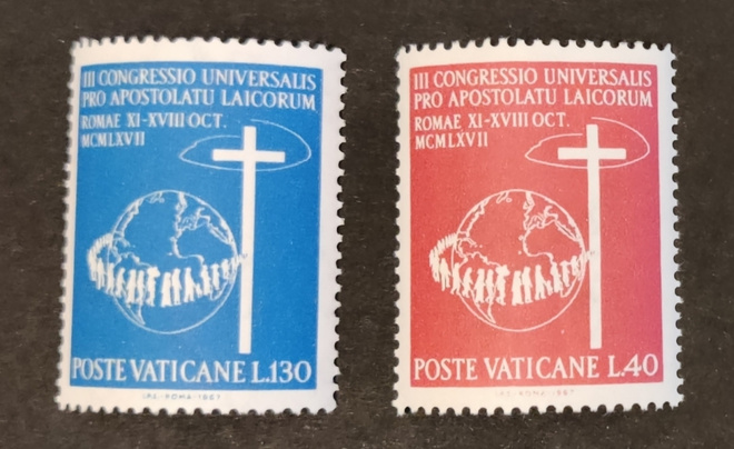 1967 Vatikaanivaltio The 3rd Apostol World Congress **