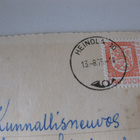 Vanha ruusuaiheinen postikortti, postitettu v. 1975 - pikkukuva 2